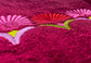 Maroon Flora Embroidered towels