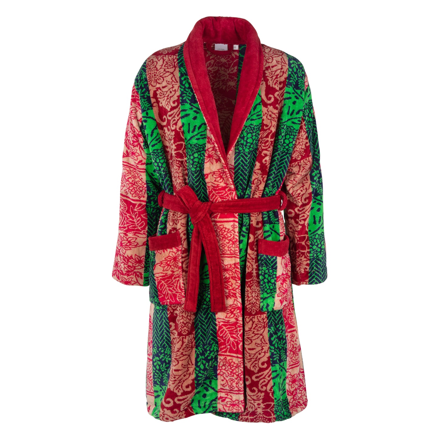 Shawl Collar Bathrobe Canada, velour, best luxury bathrobes, multi colour, colourful, cozy, comfortable,Canada's best bathrobes, Luxury bathrobes, spa, multi colour, red, green, blue Bathrobes, Robe