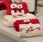 100% Cotton Christmas Towels, 550 gsm, High gsm towels, absorbent towel, gift towels, Christmas gift, Holiday gift,